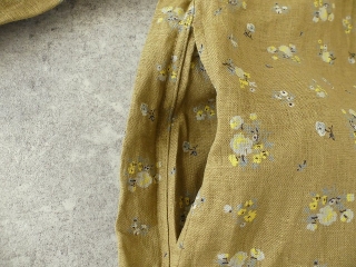 リネンフローラルパターンフロントタックシャツドレスの商品画像20