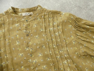 リネンフローラルパターンフロントタックシャツドレスの商品画像22