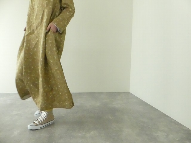 リネンフローラルパターンドレスの商品画像8