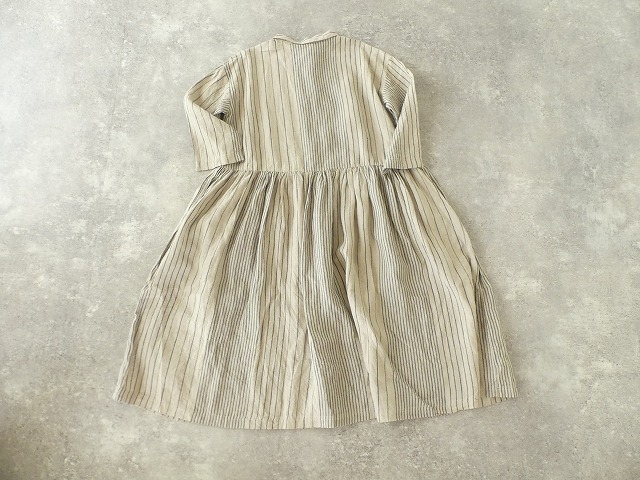 リネンランダムストライプドレス LINEN RANDOM STRIPE DRESSの商品画像10