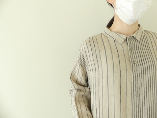 リネンランダムストライプドレス LINEN RANDOM STRIPE DRESSの商品画像14