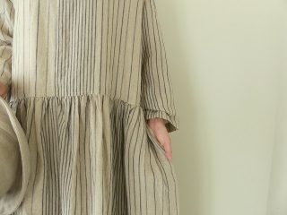 リネンランダムストライプドレス LINEN RANDOM STRIPE DRESSの商品画像16