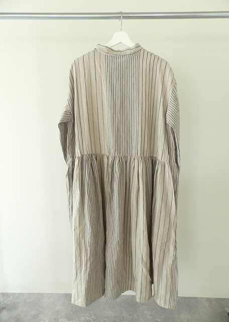 リネンランダムストライプドレス LINEN RANDOM STRIPE DRESSの商品画像8