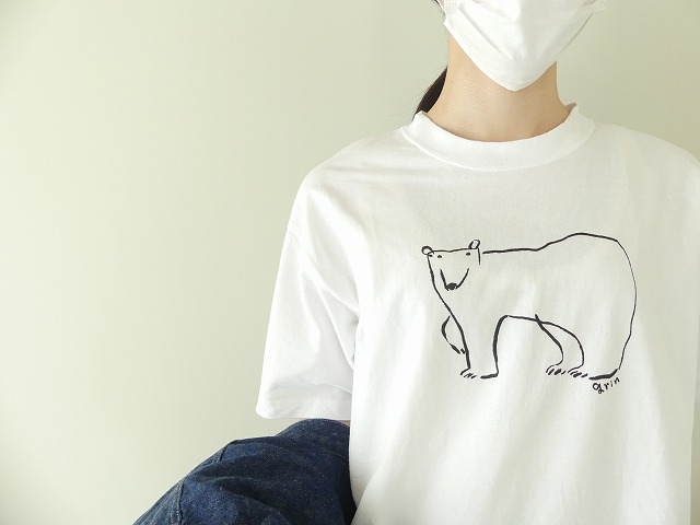 エーゲ海 シロクマプリントTシャツの商品画像1
