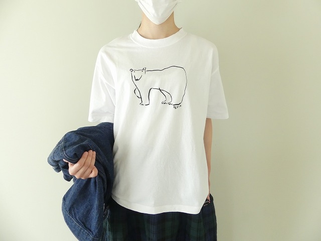 エーゲ海 シロクマプリントTシャツの商品画像2