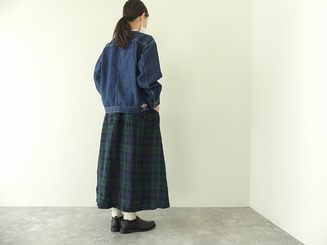 タータンチェックエバーグリーンイージースカートの商品画像7