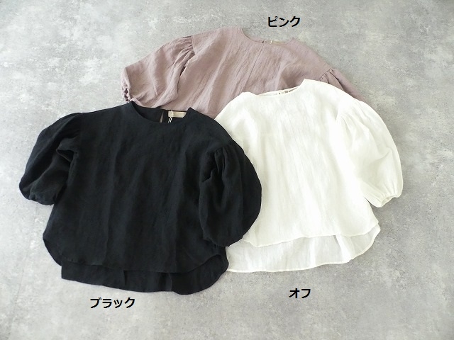 リネンバルーン袖ブラウスの商品画像11