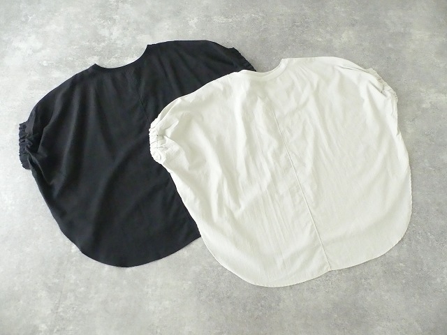 天竺×布帛半袖ロングプルオーバーの商品画像13