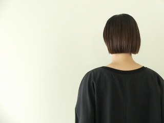 天竺×布帛半袖ロングプルオーバーの商品画像15