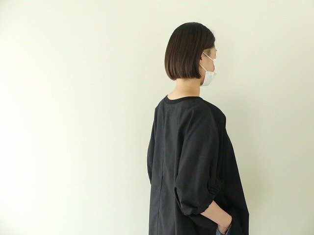 天竺×布帛半袖ロングプルオーバーの商品画像7