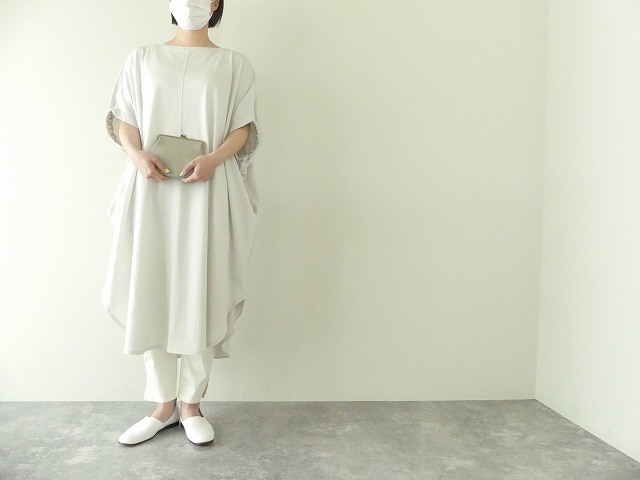天竺×布帛半袖ワンピースの商品画像1