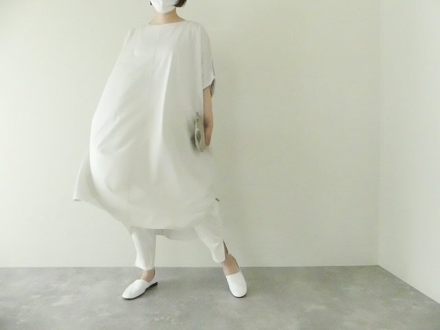 天竺×布帛半袖ワンピースの商品画像6
