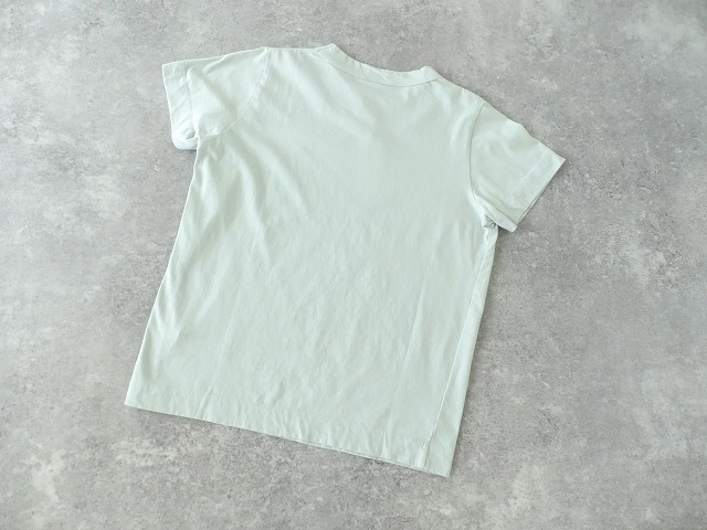 天竺半袖Tシャツ　(3)ライトセージの商品画像4