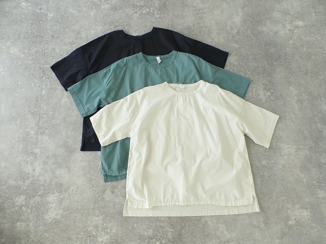 ハイゲージ天竺タイプライター切替5分袖Tシャツの商品画像8