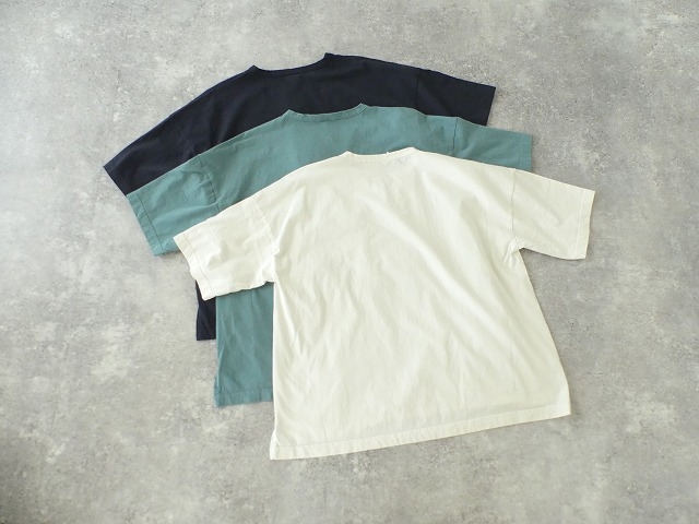 ハイゲージ天竺タイプライター切替5分袖Tシャツの商品画像9