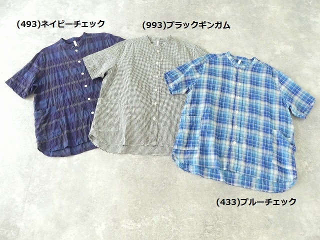 シャーリングローンファーマーシャツの商品画像10