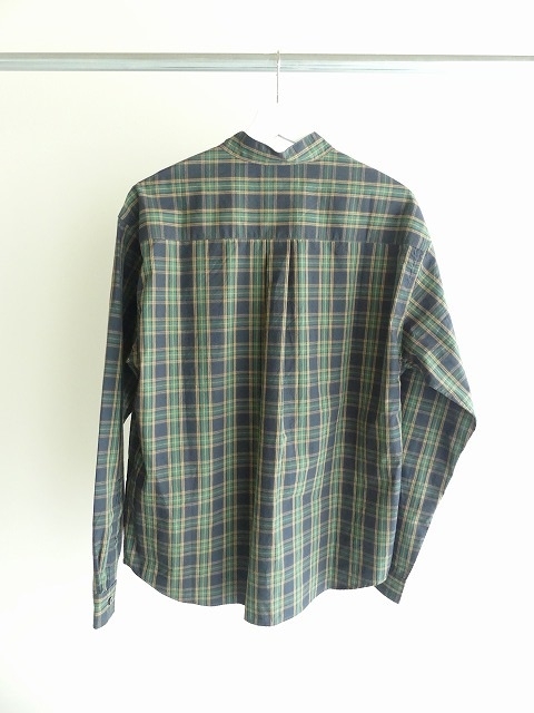ダークチェックのロングポケットシャツの商品画像12