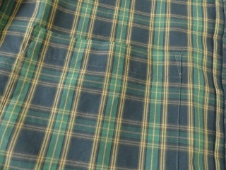 ダークチェックのロングポケットシャツの商品画像23
