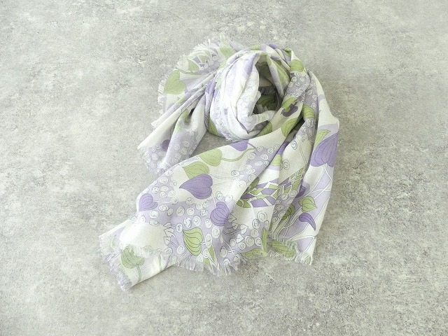 BOTANICAL MOTIF GAUZE SHAWLの商品画像3