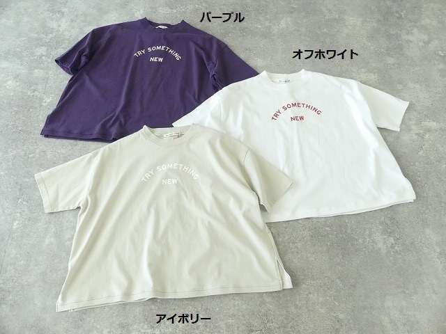 天竺ワイドロゴプルオーバー TRY SOMETHING NEWの商品画像10