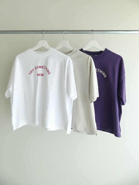 天竺ワイドロゴプルオーバー TRY SOMETHING NEWの商品画像2