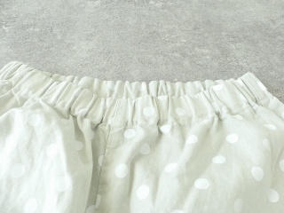 リネンコットンキャンバスドットプリントスロウパンツの商品画像19