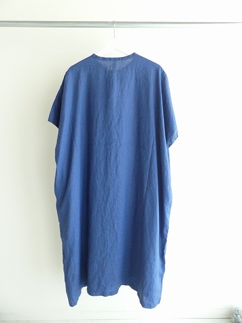 40/1フレンチリネンキャンバススリーブレスビッグシャツワンピースの商品画像11
