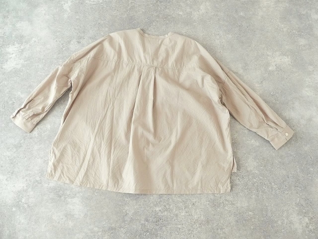 80タイプライターノーカラーワイドシャツの商品画像11