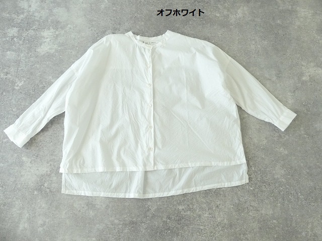 80タイプライターノーカラーワイドシャツの商品画像12