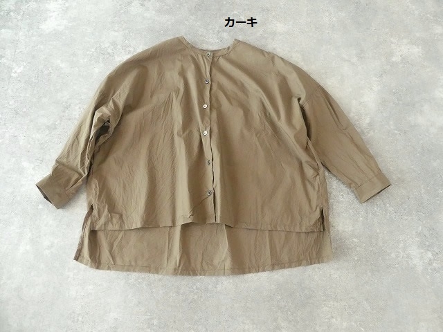 80タイプライターノーカラーワイドシャツの商品画像8
