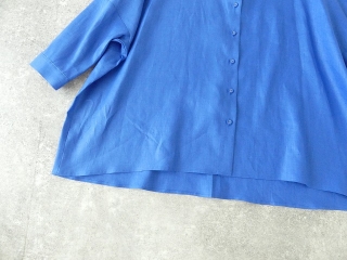 チンツ加工光沢リネンビッグブラウスの商品画像21