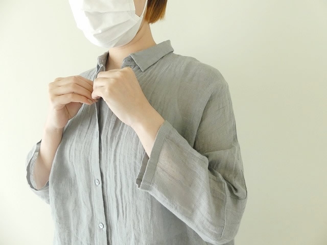 linen dolman shirtの商品画像4