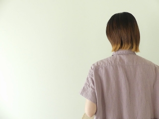 快晴堂(かいせいどう) パネルプリントの大きな水玉　wideフレンチ半袖シャツの商品画像22