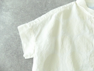 快晴堂(かいせいどう) パネルプリントの大きな水玉　wideフレンチ半袖シャツの商品画像24