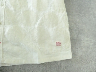 快晴堂(かいせいどう) パネルプリントの大きな水玉　wideフレンチ半袖シャツの商品画像26