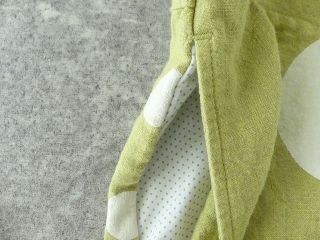 快晴堂(かいせいどう) パネルプリントの大きな水玉　wideフレンチ半袖シャツの商品画像34