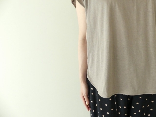 maomade(マオメイド) バックギャザーフレンチスリーブTシャツの商品画像17