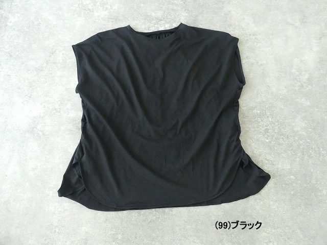 maomade(マオメイド) バックギャザーフレンチスリーブTシャツの商品画像35