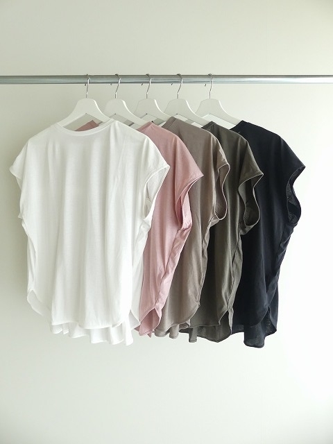 maomade(マオメイド) バックギャザーフレンチスリーブTシャツの商品画像8