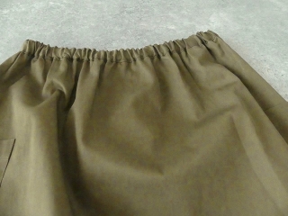 STAMP AND DIARY(スタンプアンドダイアリー) スーピマコットン60/2ギャバクリアカットWポケットギャザースカートの商品画像21