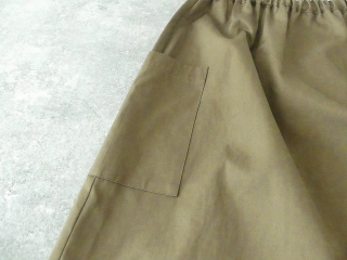 STAMP AND DIARY(スタンプアンドダイアリー) スーピマコットン60/2ギャバクリアカットWポケットギャザースカートの商品画像22