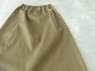 STAMP AND DIARY(スタンプアンドダイアリー) スーピマコットン60/2ギャバクリアカットWポケットギャザースカートの商品画像23