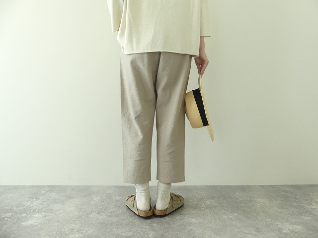 evam eva(エヴァムエヴァ) tuck pantsの商品画像5