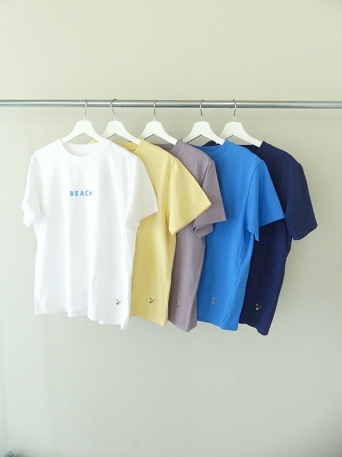 快晴堂(かいせいどう) 海上がりUNI-Tシャツ COMFORT FIT A柄「海がきた!」の商品画像3