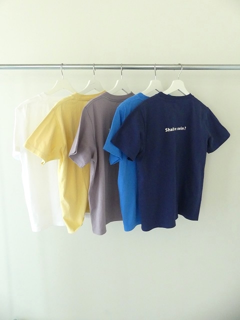 快晴堂(かいせいどう) 海上がりUNI-Tシャツ COMFORT FIT A柄「海がきた!」の商品画像7