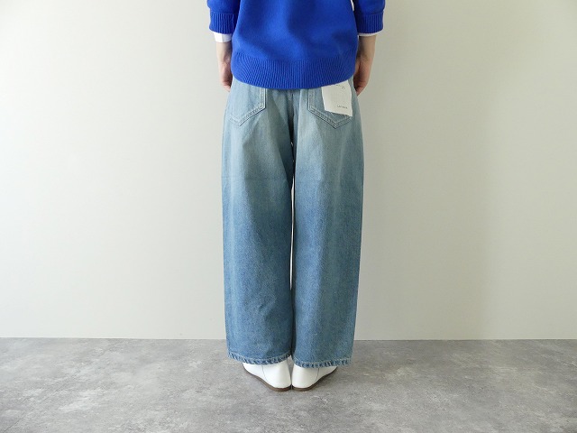LAITERIE(レイトリー) セルヴィッジデニムワイドタックパンツ(LB17124B