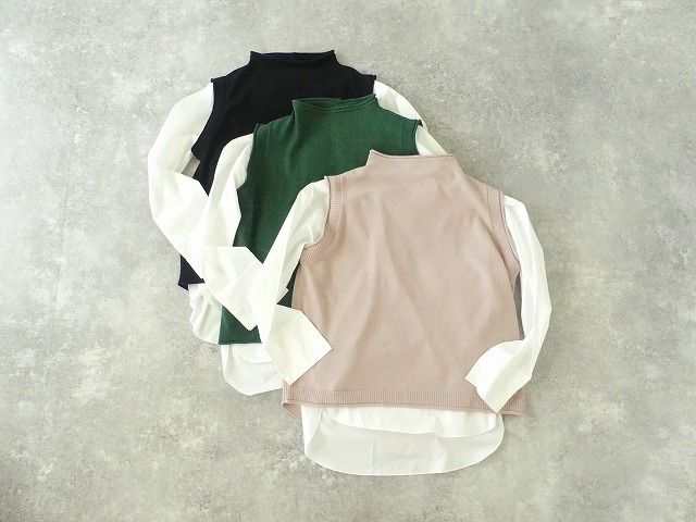 maomade(マオメイド) インナーセットモックネックベストの商品画像3