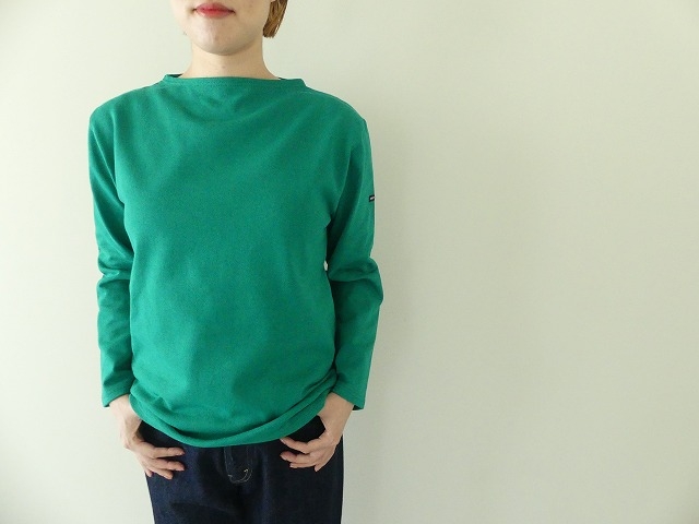 SAINT　JAMES(セントジェームス) 定番OUESSANT GREEN　ウェッソン　無地の商品画像1