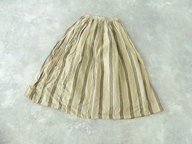 ichiAntiquite's(イチアンティークス) リネンストライプスカートの商品画像10