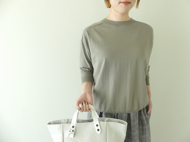 LinenYa(リネンヤ) クルーネック7分袖ニットの商品画像2